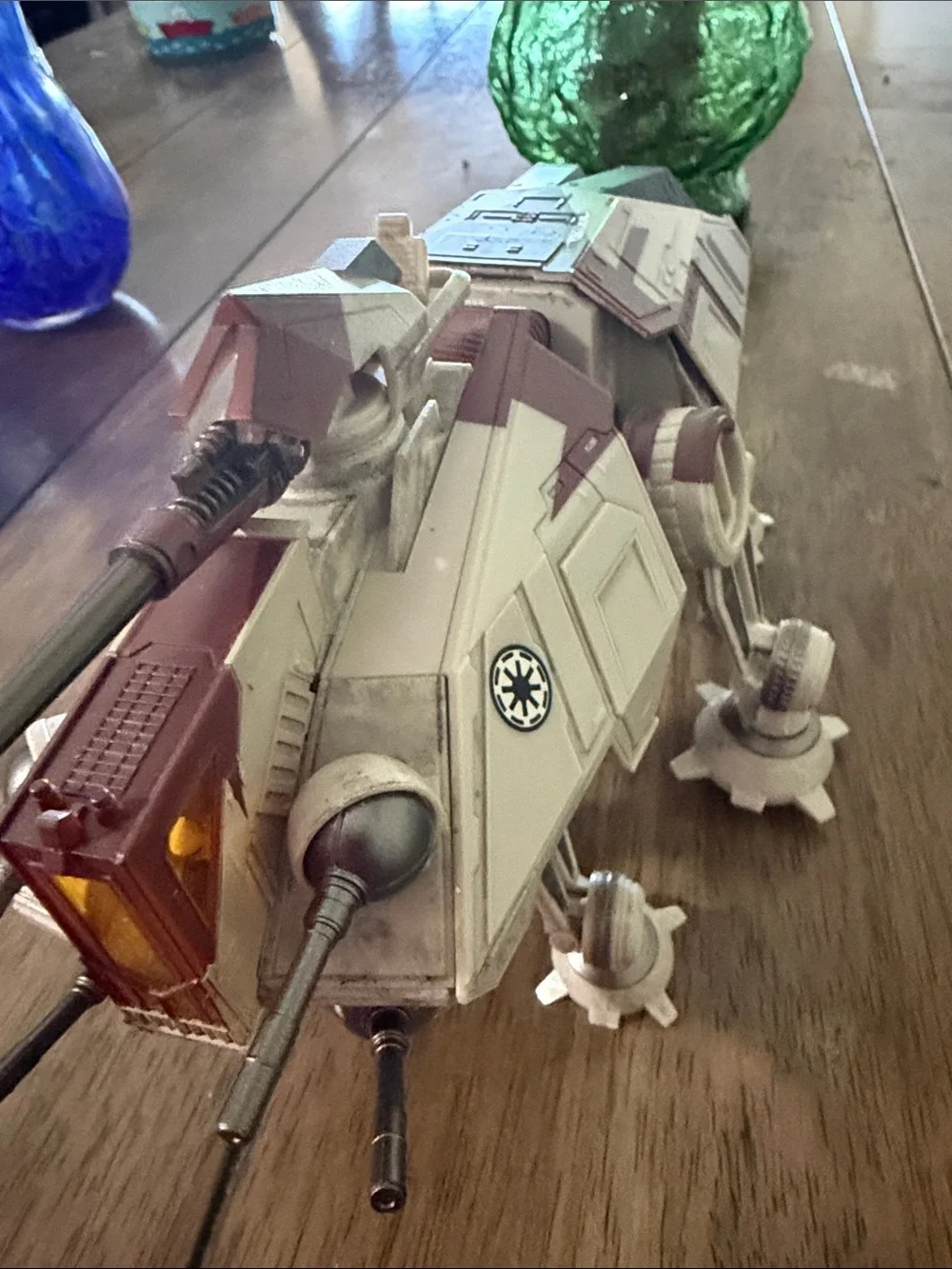 Star Wars Walker Vehicle Toy Hasbro Incomplete Missing Parts ( one door)